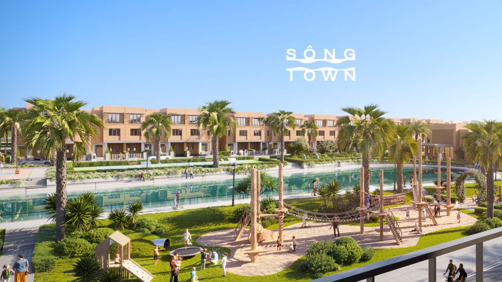 Banner Khu Sông Town Caraworld Cam Ranh