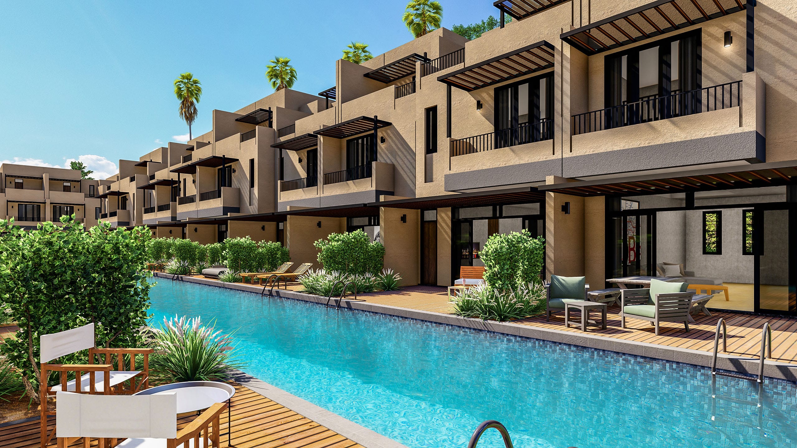 Phối cảnh 2 Khu Ma Rốc - Caraworld Cam Ranh